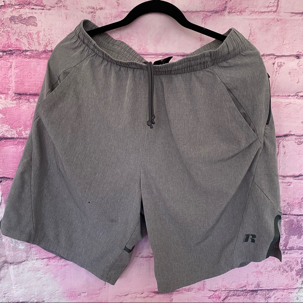 Young Men’s Russel Swim Shorts with pockets.